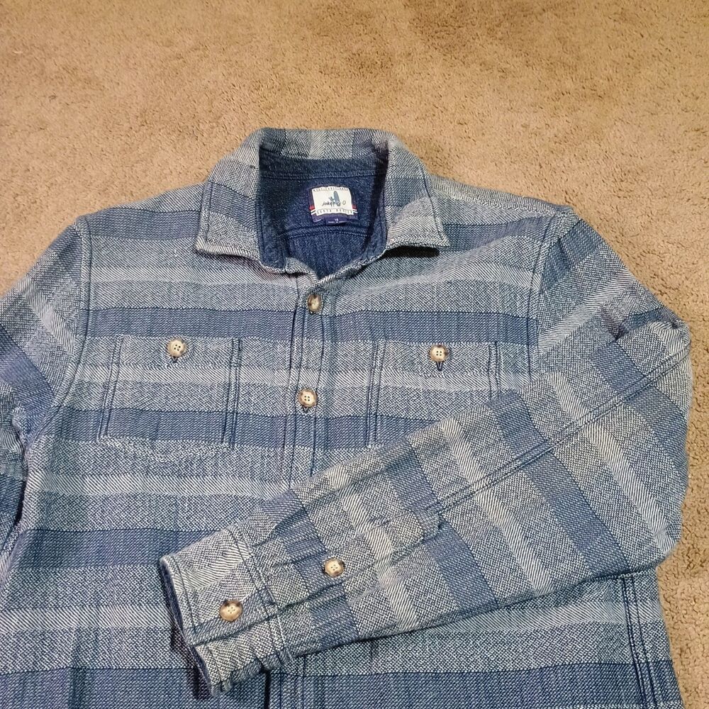 Blue and Gray Plaid Men's Jacket